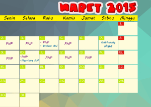 agenda maret
